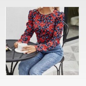 Puff sleeve blouse